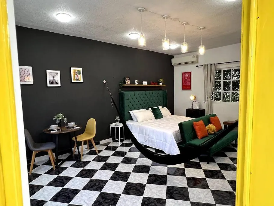 Apartment Acogedor Y Colorido Estudio Con Cama King Size Merida Mexico